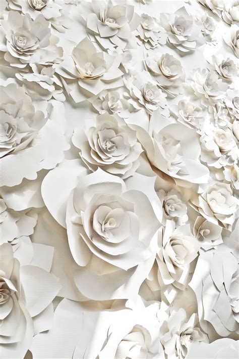 v bts chanel paper flower|beautiful wall hanging flower/ paper flower/paper craft/ room .